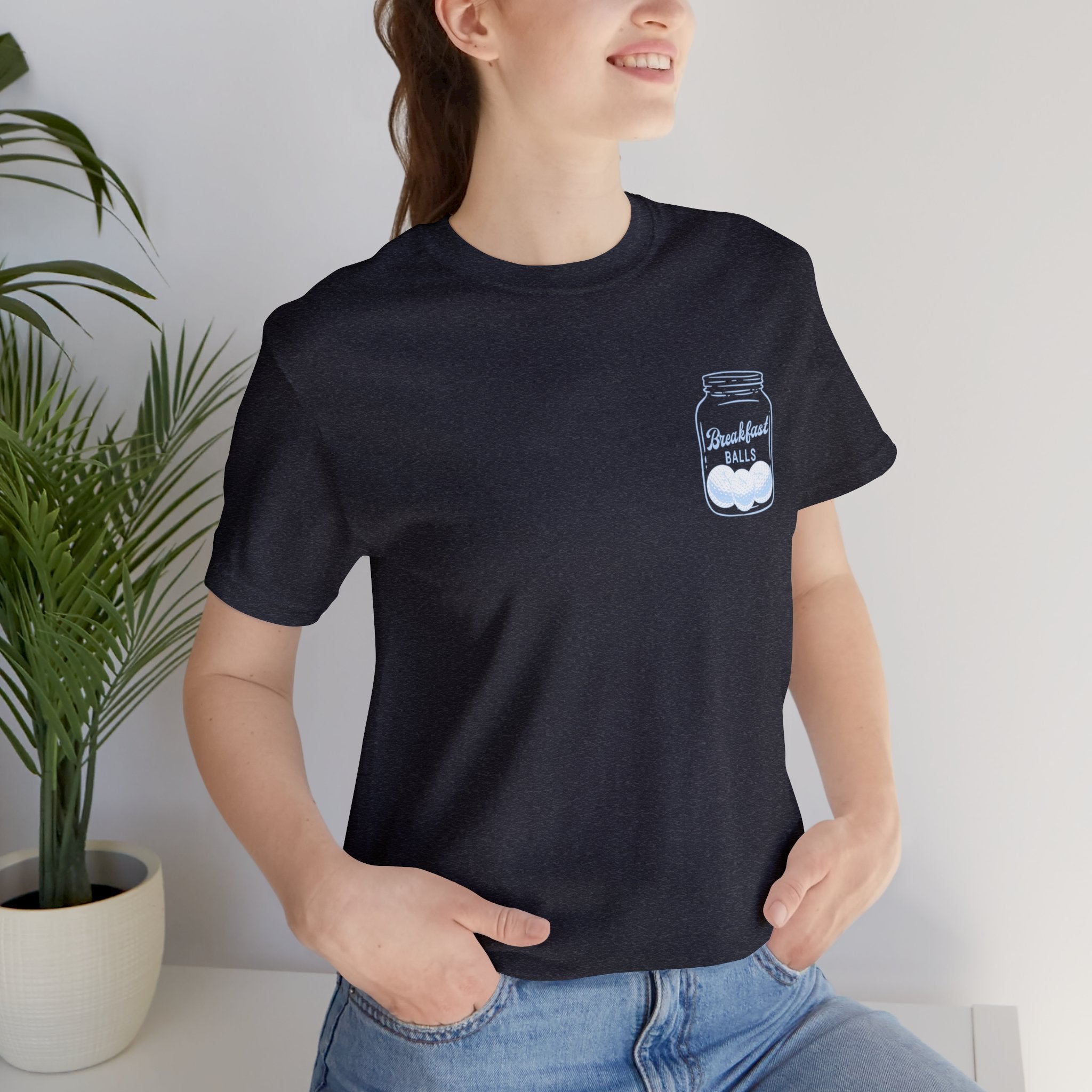 Breakfast Balls Unisex Short Sleeve Tee