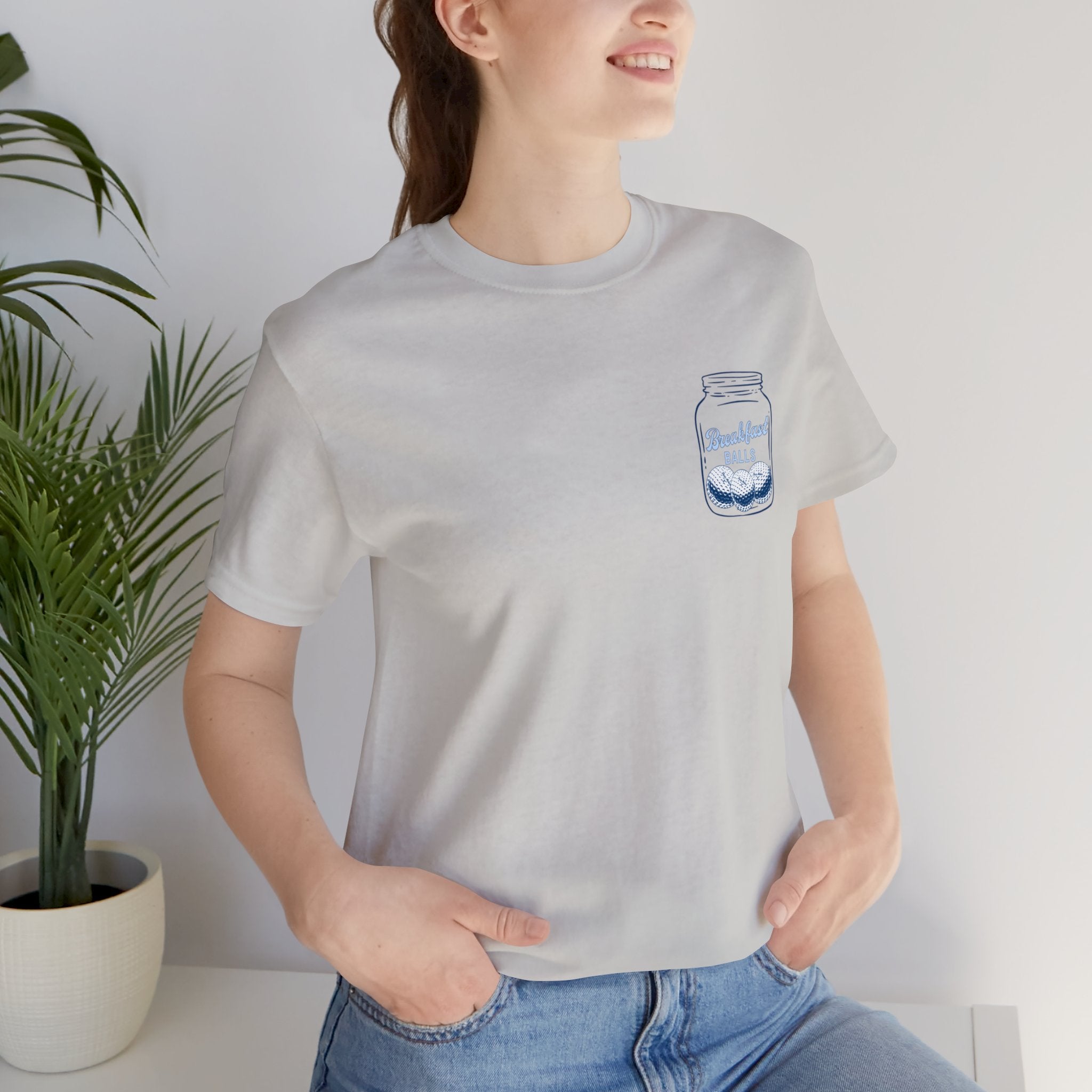Breakfast Balls Unisex Short Sleeve Tee