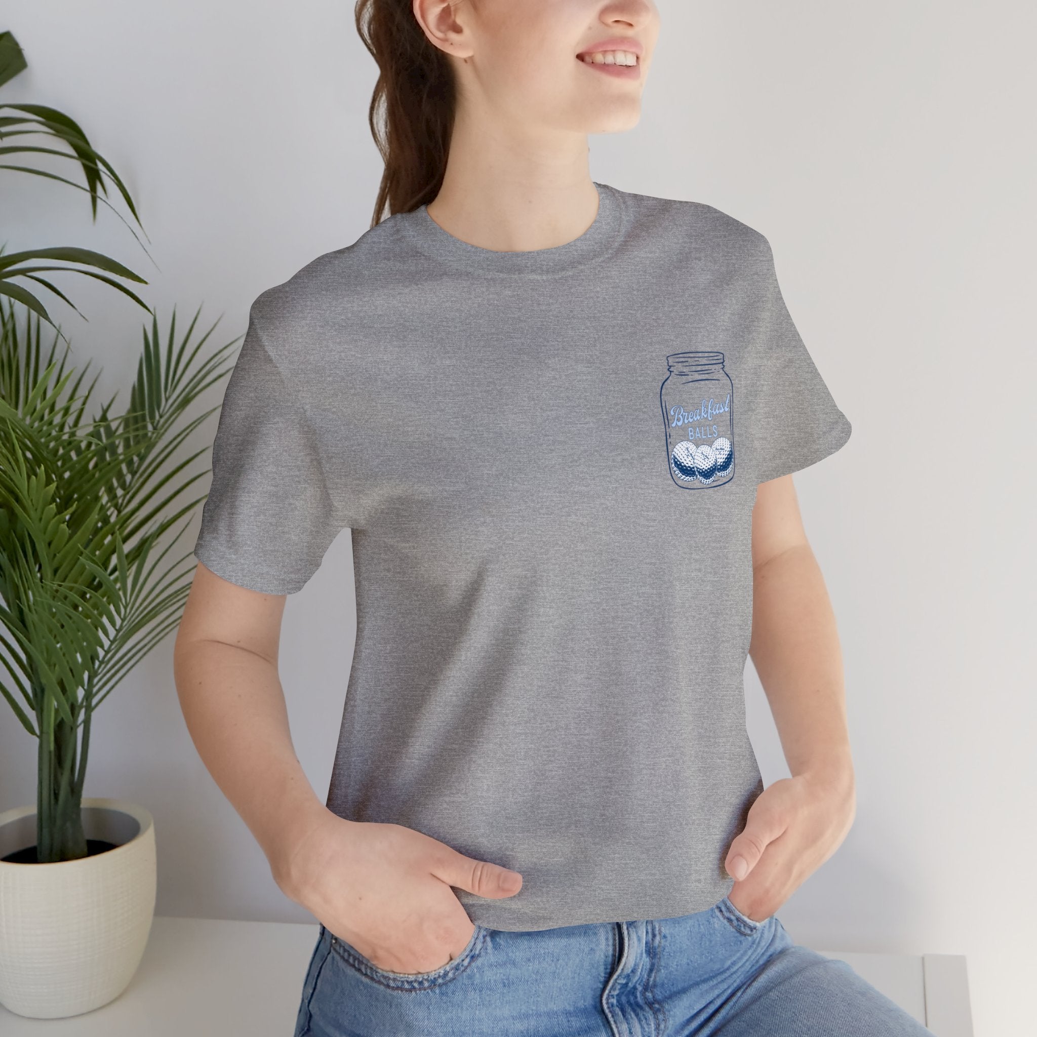 Breakfast Balls Unisex Short Sleeve Tee