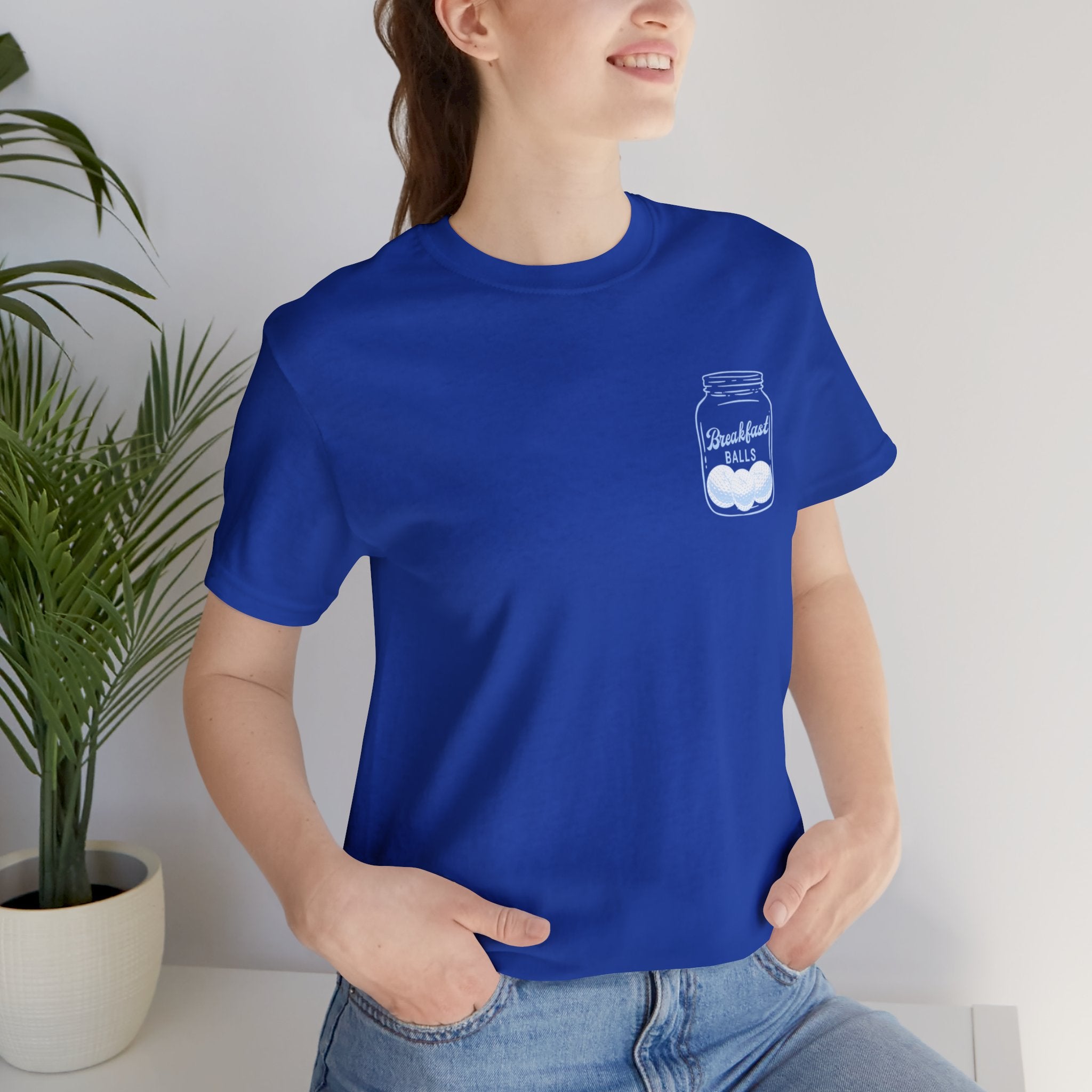 Breakfast Balls Unisex Short Sleeve Tee