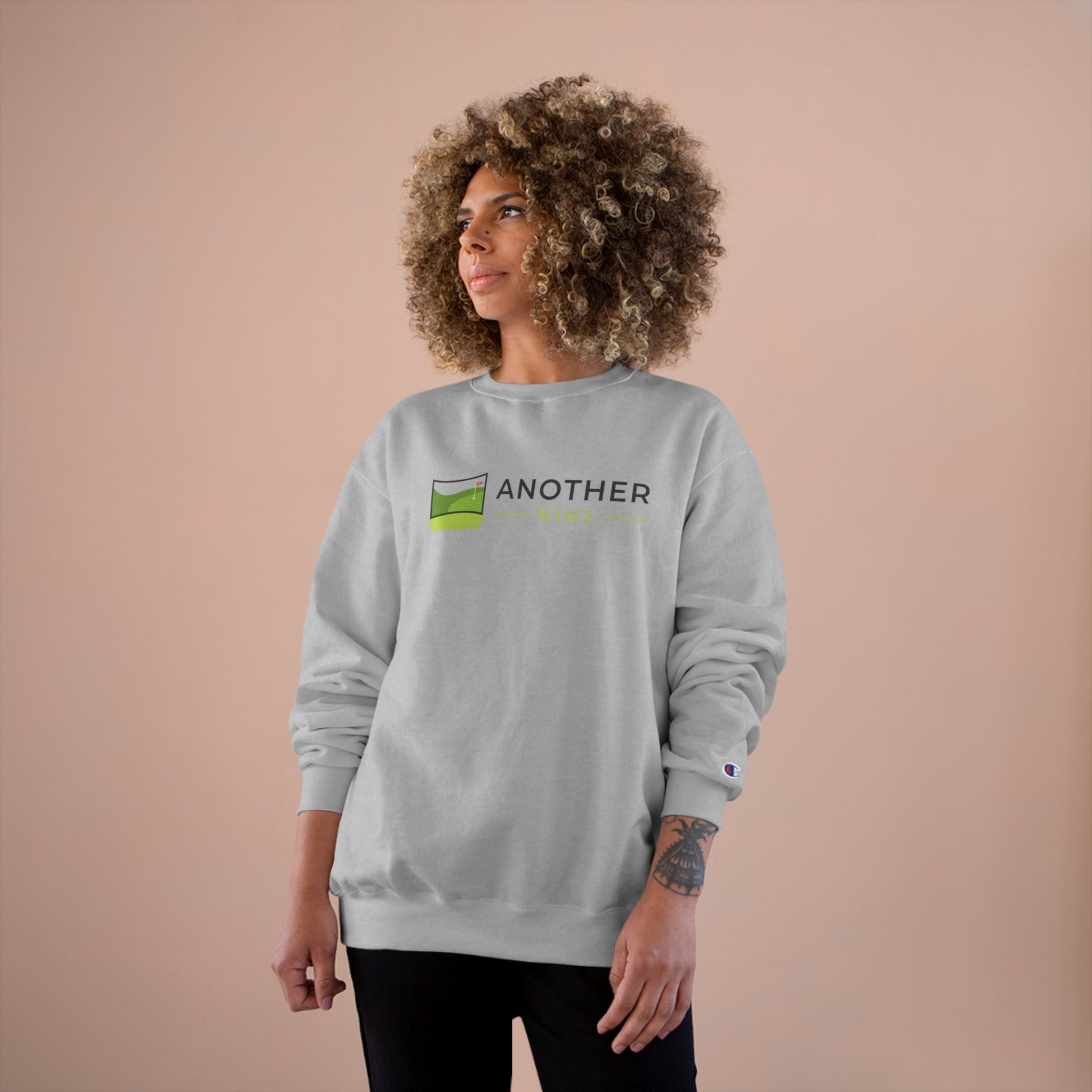 Another Nine Official Logo Champion Crewneck