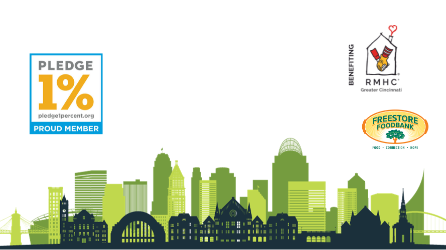 Another Nine is proud to commit to the 1% pledge