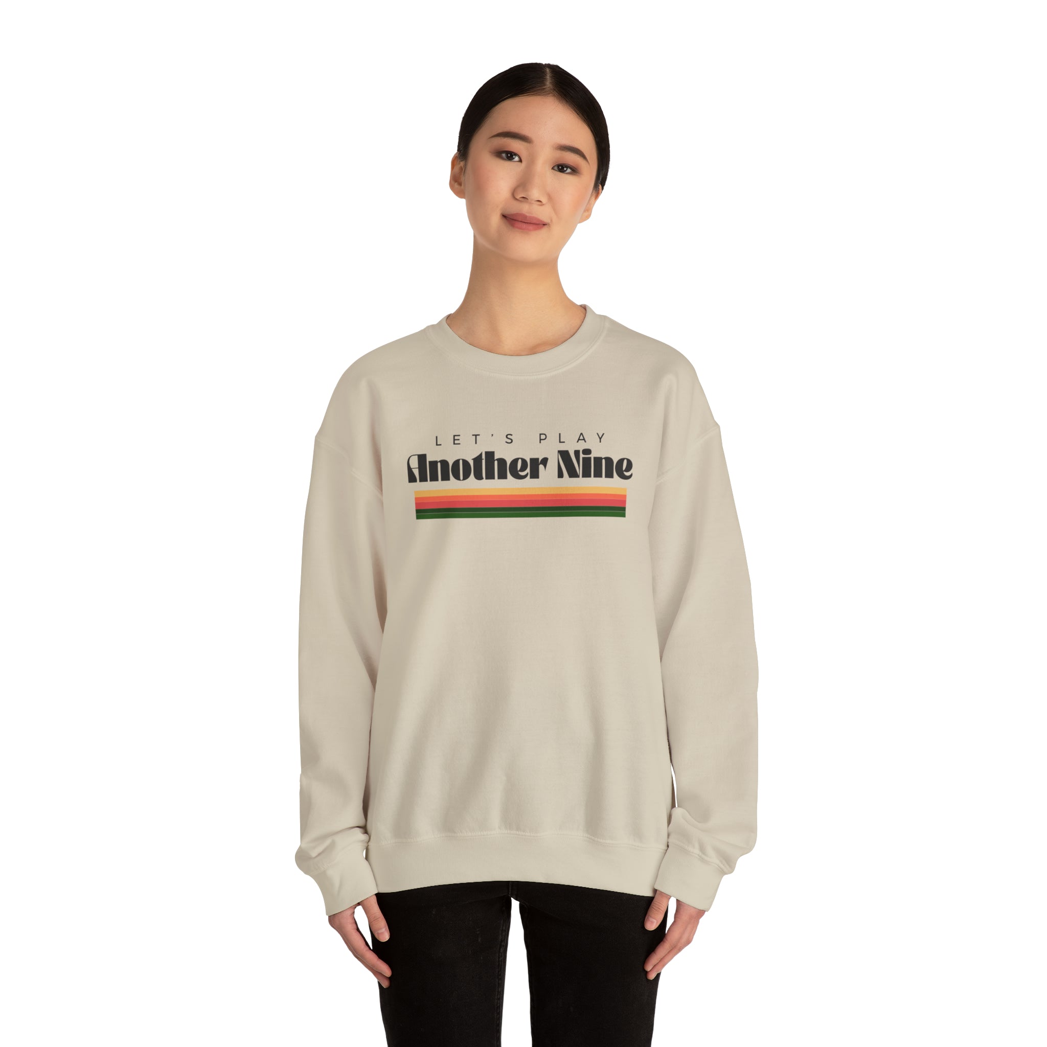 Retro Sunset Heavy-Blend Crewneck Sweatshirt