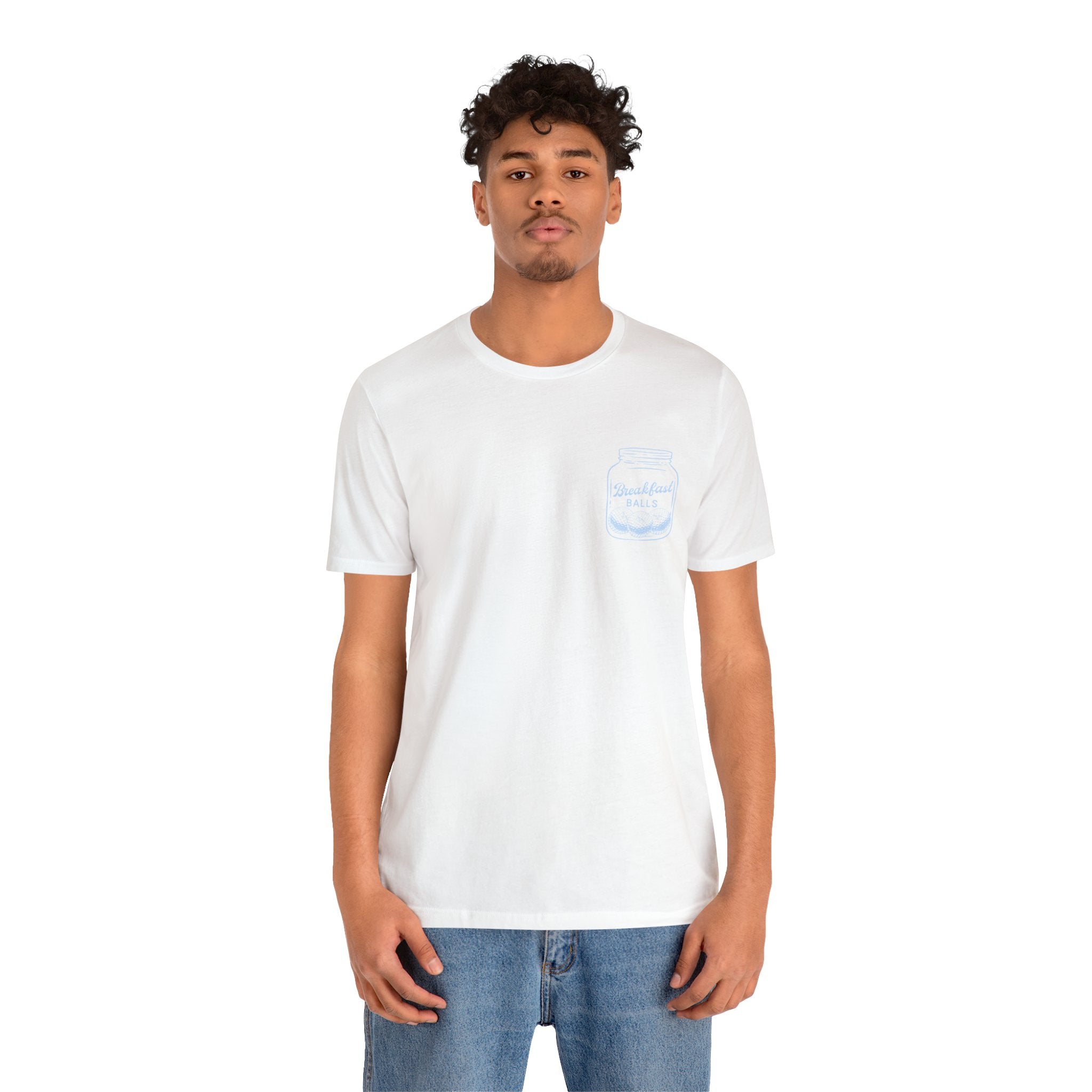 Breakfast Balls Unisex Short Sleeve Tee