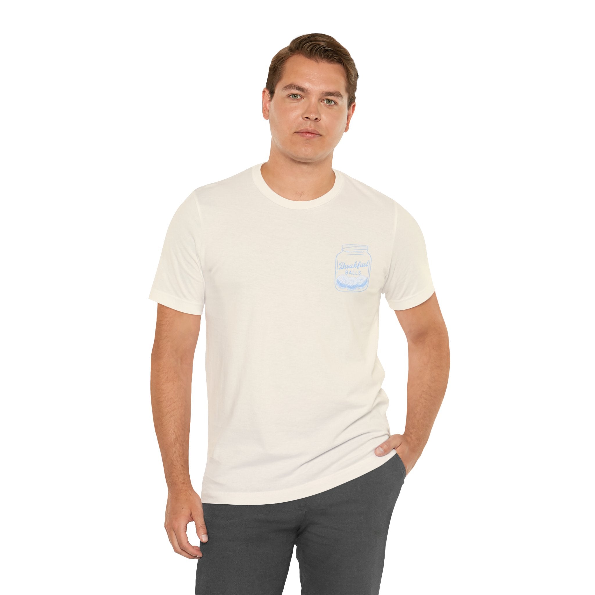Breakfast Balls Unisex Short Sleeve Tee
