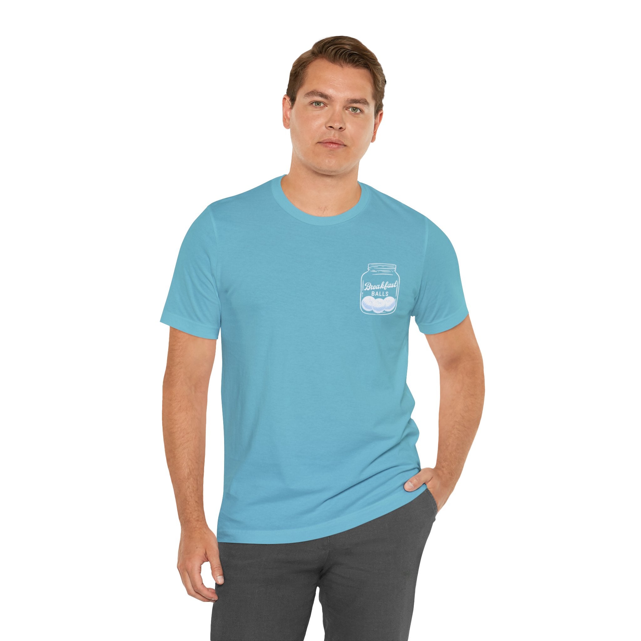 Breakfast Balls Unisex Short Sleeve Tee