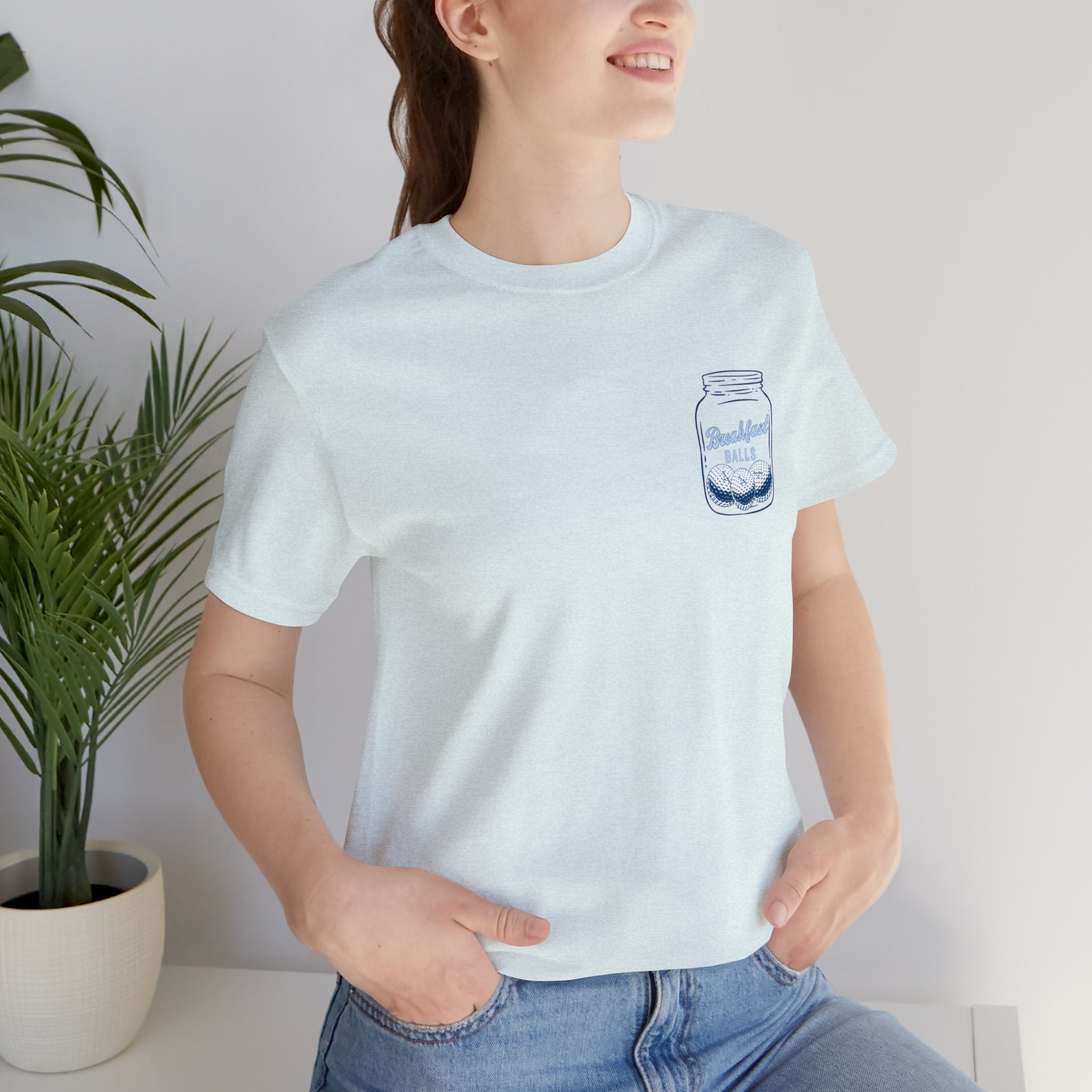 Breakfast Balls Unisex Short Sleeve Tee