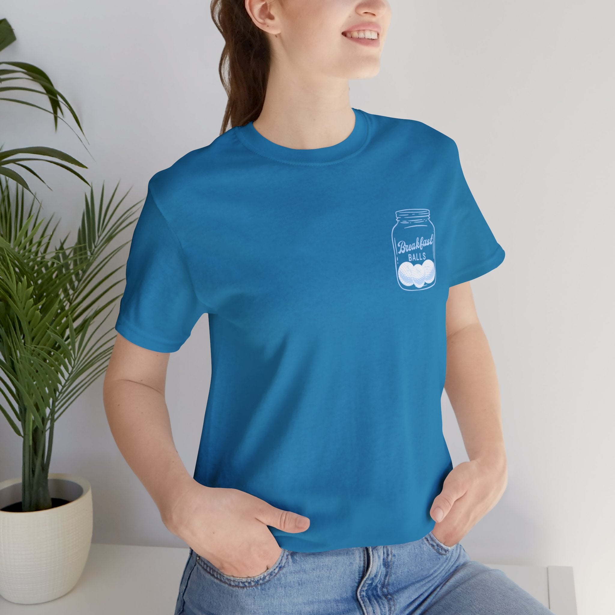 Breakfast Balls Unisex Short Sleeve Tee