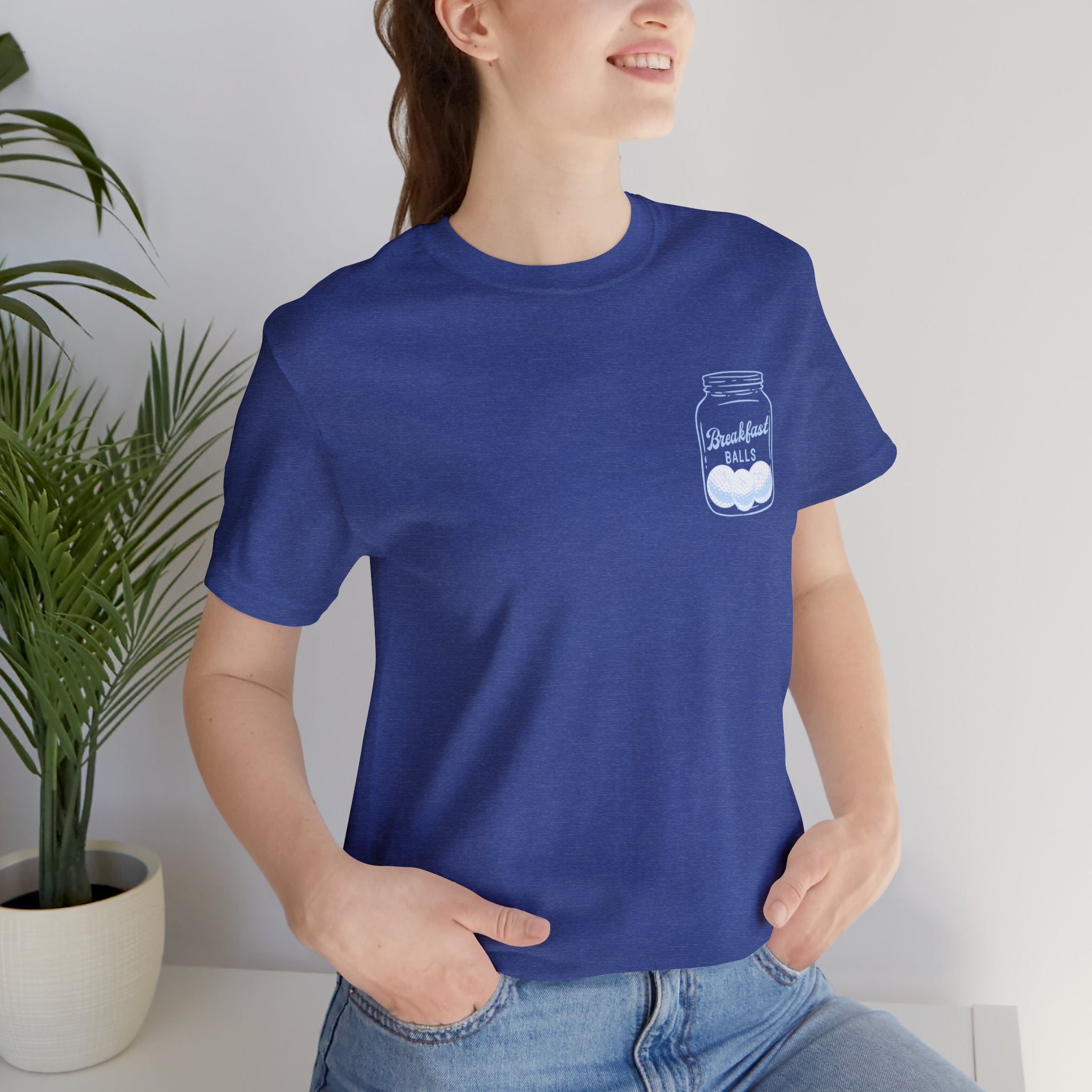 Breakfast Balls Unisex Short Sleeve Tee
