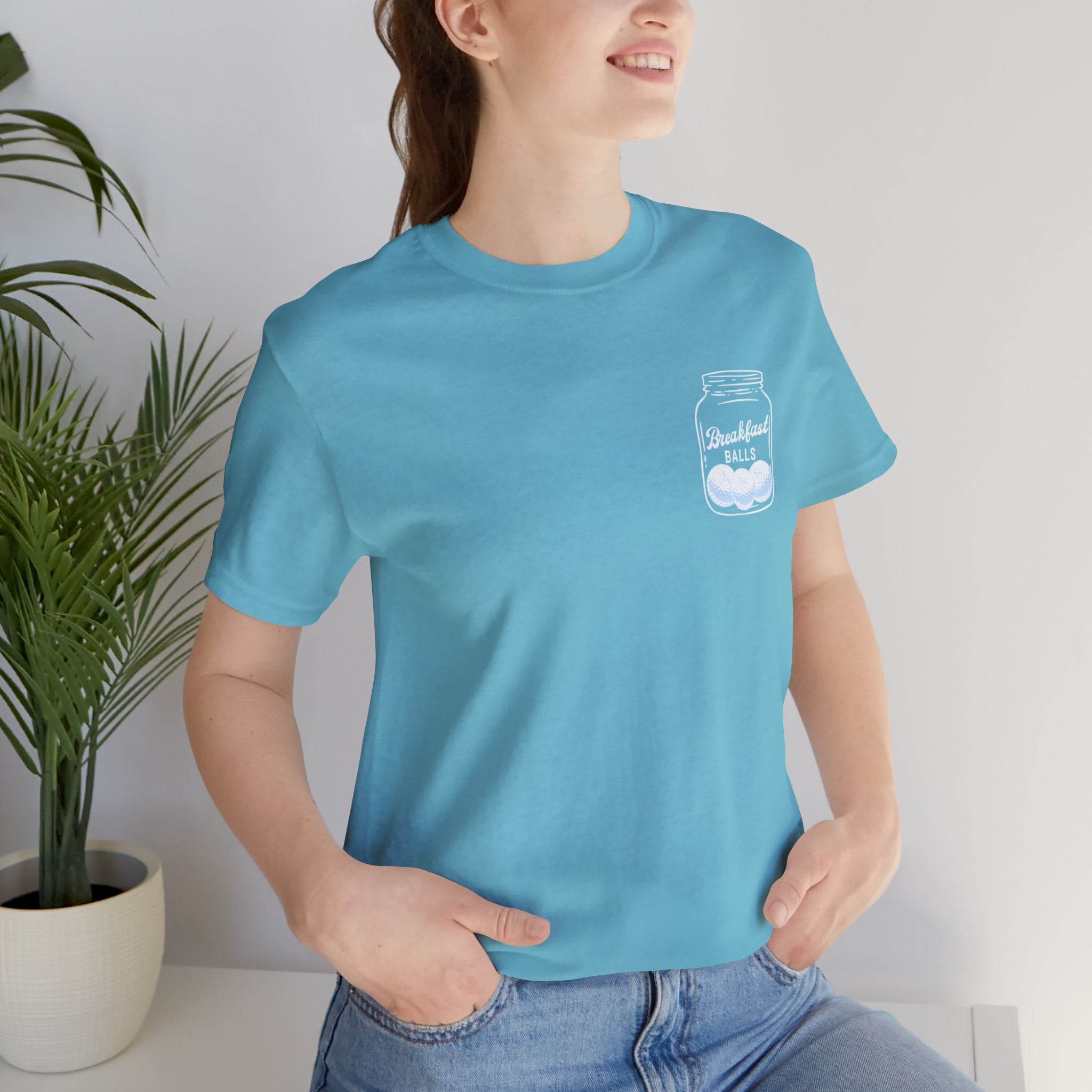 Breakfast Balls Unisex Short Sleeve Tee