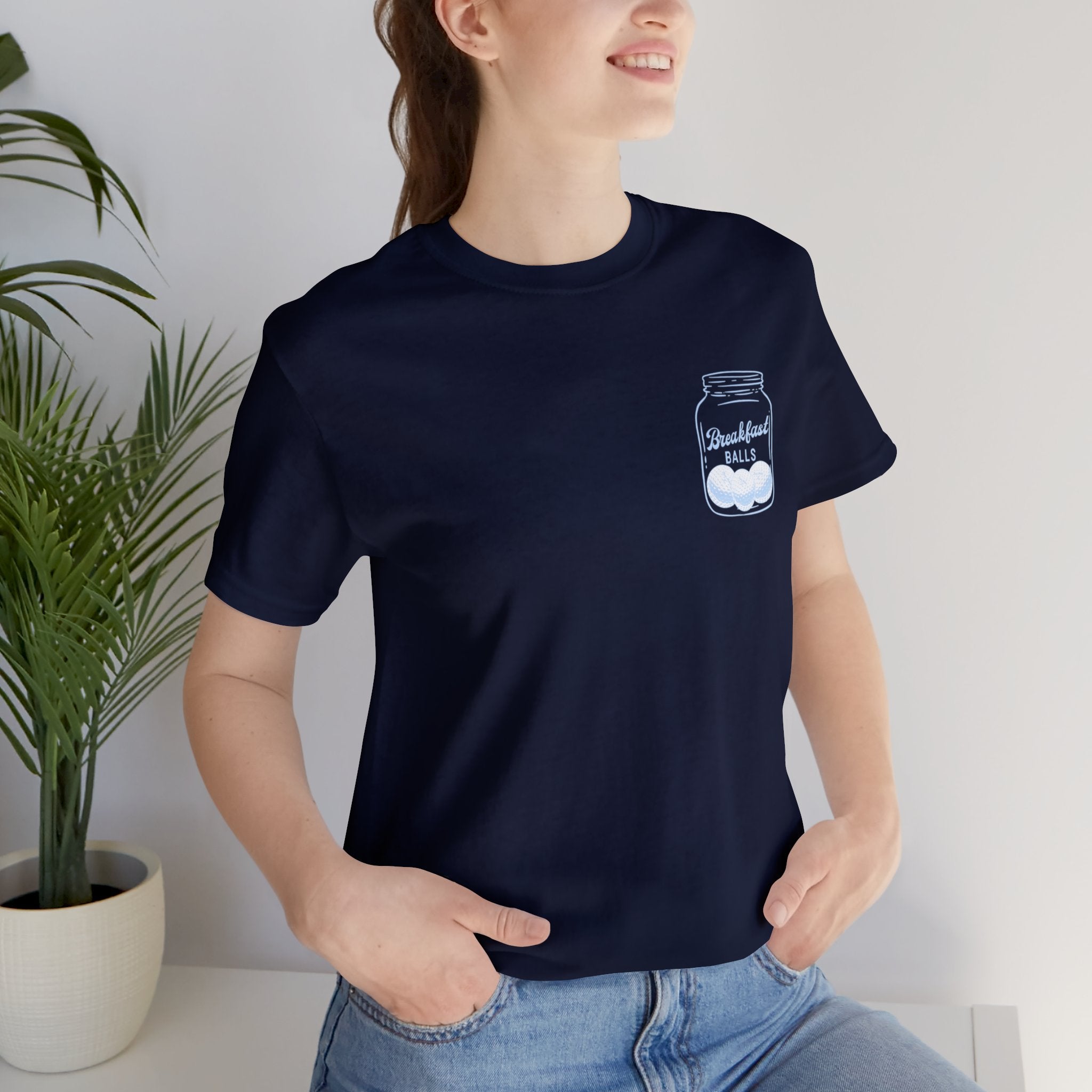 Breakfast Balls Unisex Short Sleeve Tee